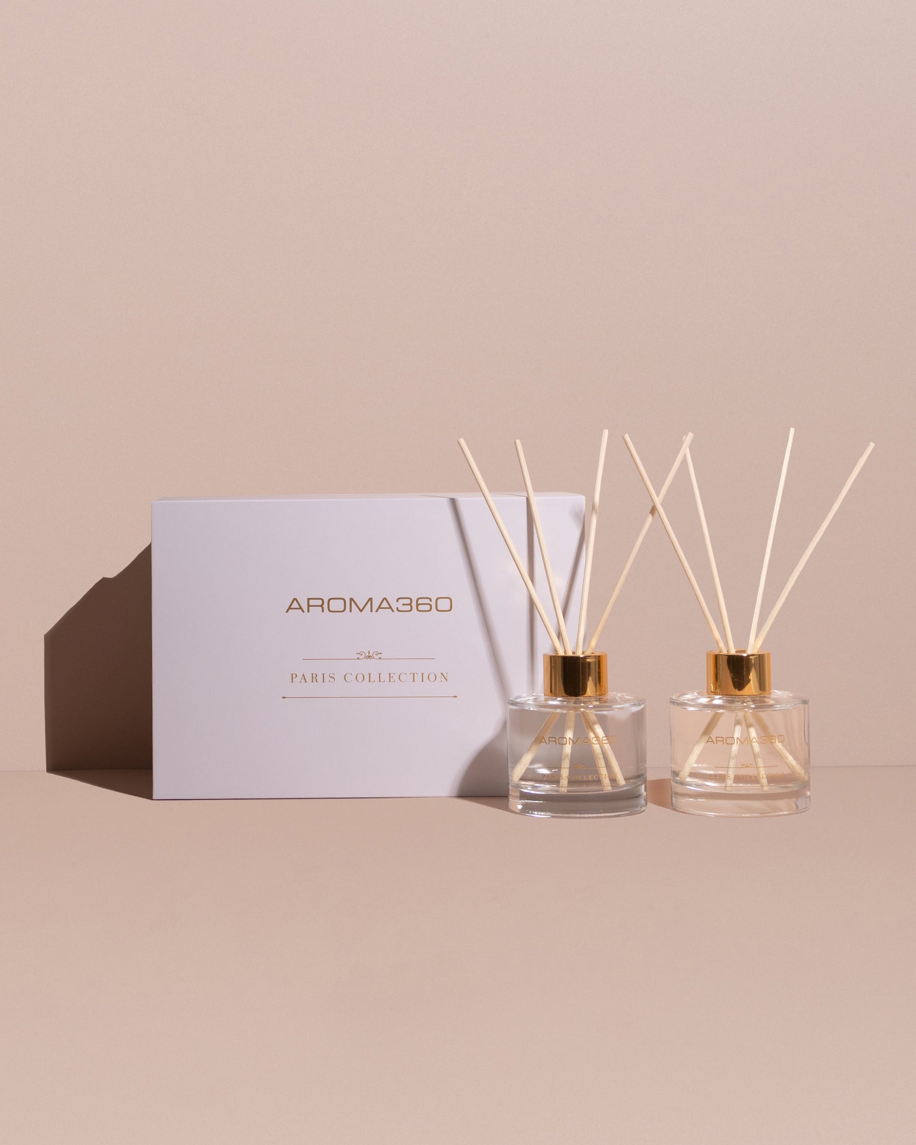 Paris Collection Reed Diffuser Duo - Elegant Home Fragrance - Gift-Ready Luxury Set