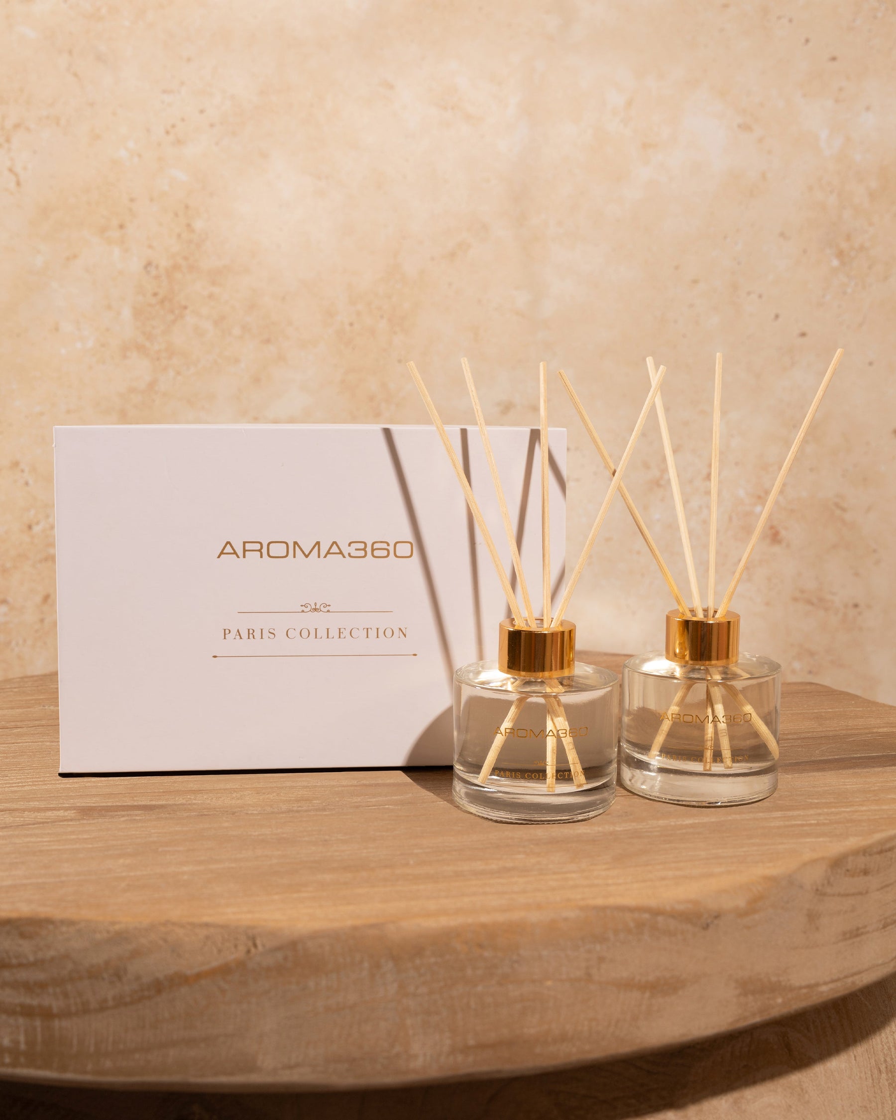 Paris Collection Reed Diffuser Duo - Elegant Home Fragrance - Gift-Ready Luxury Set
