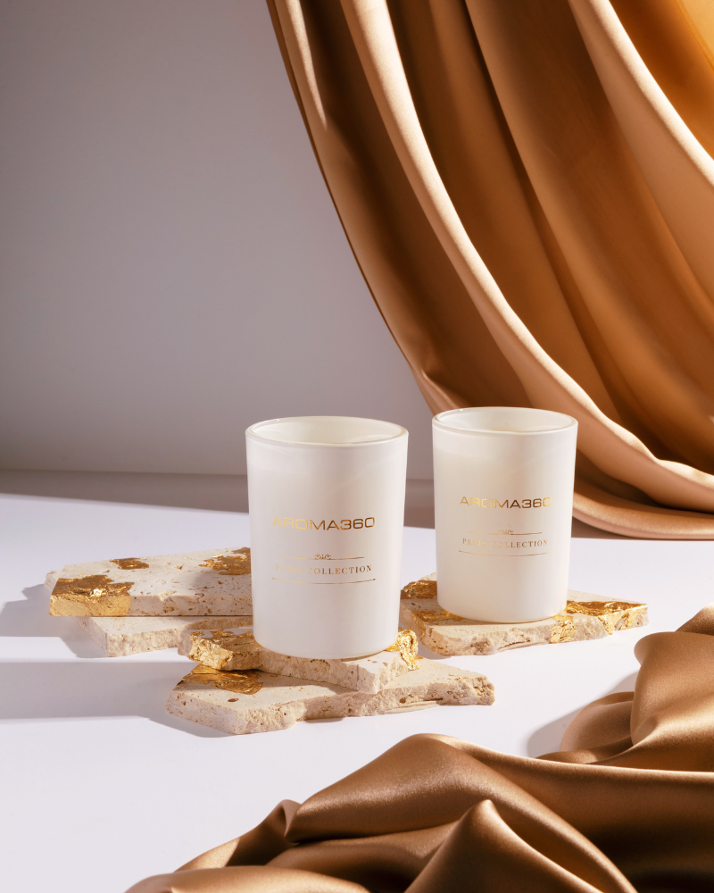 Paris Collection Candle Duo - Luxury Gift Box - Elegant Aroma for Home & Relaxation